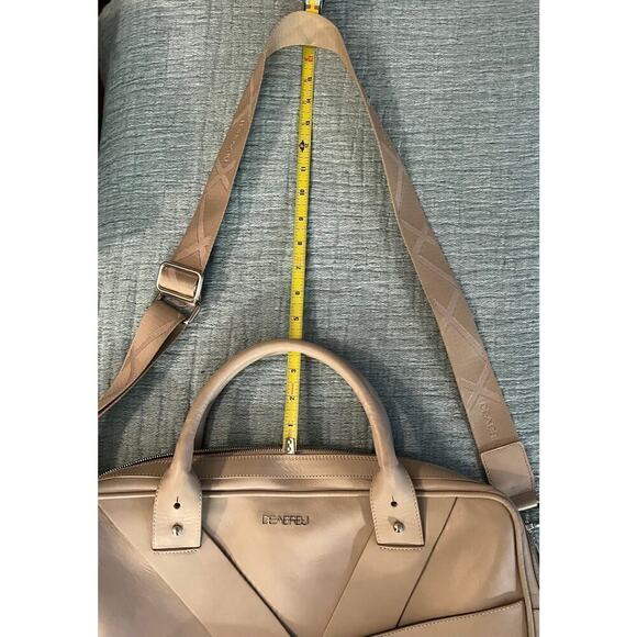 Taupe Business Bag by DE ABREU - Picture 9 of 9